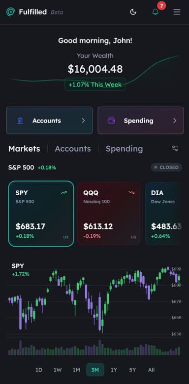 Fulfilled app screenshot